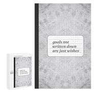 Puzzles for Adults 1000 PCS Goals Not Written Down Jigsaw Puzzles for Teenagerss Stress Reliever Educational Challenge Christmas Birthday Gifts 1000 PCS