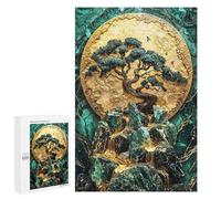 Puzzles for Adults 1000 PCS Golden Cascade Kintsugi Puzzles for Adults Hands-on Game But Fun And Humorous Christmas Birthday Gifts 1000 PCS