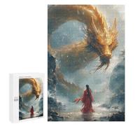 Puzzles for Adults 1000 PCS Golden Serenity Jigsaw Puzzles for Teenagerss Stress Reliever Educational Challenge Christmas Birthday Gifts 1000 PCS