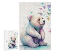 Puzzles for Adults 1000 PCS Happy Little Teddy Bear Jigsaw Puzzles for Teenagerss Stress Reliever Educational Challenge Christmas Birthday Gifts 1000 PCS