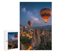 Puzzles for Adults 1000 PCS Hot Air Balloons Over Cappadocia -2 Puzzle For Teenagers Improve Memory Challenging To Complete Challenging Family Fun Game 1000 PCS