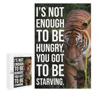 Puzzles for Adults 1000 PCS Hungry Vs Starving Jigsaw for Teenagerss Pattern Assembly Parent-child Interaction Beautiful Design Game 1000 PCS