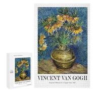 Puzzles for Adults 1000 PCS Imperial Fritillaries by Vincent Van Gogh Jigsaw Puzzles for Teenagerss Stress Reliever Educational Challenge Christmas Birthday Gifts 1000 PCS