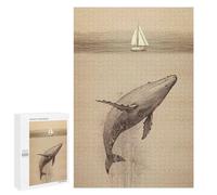 Puzzles for Adults 1000 PCS Jonah And The Whale A Journey of Redemption Jigsaws for Adults Relaxing Games Enhance Memory Unique Birthday And Xmas Gifts 1000 PCS