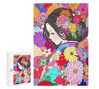 Puzzles for Adults 1000 PCS Kimono Ukiyoe Japanese Art Jigsaw for Adults Relaxing Games Analysis And Logic Unique Birthday And Xmas Gifts 1000 PCS