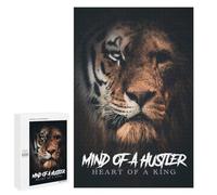Puzzles for Adults 1000 PCS King's Roar Motivation Puzzles for Adults Hands-on Game But Fun And Humorous Christmas Birthday Gifts 1000 PCS