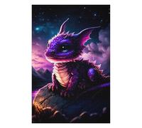 Puzzles for Adults 1000 PCS Magical Purple Dragon Jigsaws for Adults Hands-on Game Precision Cutting Fun at Home Activities, 1000 PCS