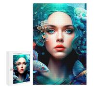 Puzzles for Adults 1000 PCS Mermaid Dreams Underwater Fantasy Puzzles for Adults Family Games Stress Reliever Unique Birthday And Xmas Gifts 1000 PCS