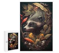 Puzzles for Adults 1000 PCS Myth Badger Wild Animal Jigsaws for Adults Relaxing Games Enhance Memory Unique Birthday And Xmas Gifts 1000 PCS