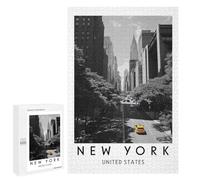 Puzzles for Adults 1000 PCS New York City Puzzles for Adults Hands-on Game But Fun And Humorous Christmas Birthday Gifts 1000 PCS