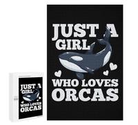 Puzzles for Adults 1000 PCS Orcas Whale Orca Lover Jigsaws for Adults Relaxing Games Enhance Memory Unique Birthday And Xmas Gifts 1000 PCS