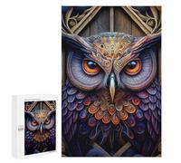 Puzzles for Adults 1000 PCS Ornate Owl Artwork -1 Puzzles for Adults Hands-on Game But Fun And Humorous Christmas Birthday Gifts 1000 PCS