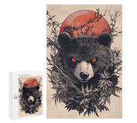 Puzzles for Adults 1000 PCS Panda Bear Sunset Japan Jigsaw for Adults Relaxing Games Analysis And Logic Unique Birthday And Xmas Gifts 1000 PCS