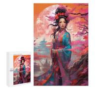 Puzzles for Adults 1000 PCS Pink Cherry Blossom Jigsaw for Adults Relaxing Games Analysis And Logic Unique Birthday And Xmas Gifts 1000 PCS