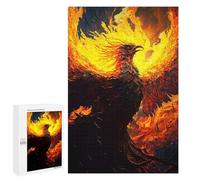 Puzzles for Adults 1000 PCS Puzzles Abstract Art Phoenix Puzzles for Adults Brain Teaser Game Perfect Decoration Deal As Gifts for The Whole Family 1000 PCS