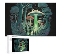 Puzzles for Adults 1000 PCS Puzzles Alien Encounter in A Fantasy Forest Jigsaws for Adults Family Games But Fun And Humorous for Birthday, Chrismas 1000 PCS