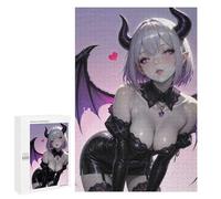 Puzzles for Adults 1000 PCS Puzzles Anime Demon Girl Puzzles for Adults Brain Teaser Game Perfect Decoration Deal As Gifts for The Whole Family 1000 PCS