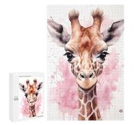 Puzzles for Adults 1000 PCS Puzzles Baby Giraffe Portrait Puzzles for Adults Toy Wall Decor Difficult Hard Help The Brain Exercise 1000 PCS