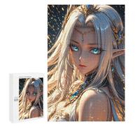 Puzzles for Adults 1000 PCS Puzzles Beautiful Elf Queen Puzzles for Adults Brain Teaser Game Perfect Decoration Deal As Gifts for The Whole Family 1000 PCS
