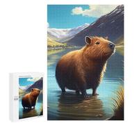 Puzzles for Adults 1000 PCS Puzzles Capybara Animal Puzzles for Adults Family Game Presents for Women for Birthday, Chrismas 1000 PCS
