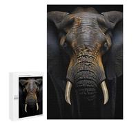 Puzzles for Adults 1000 PCS Puzzles Cool Elephant Portrait Jigsaws for Adults Family Games Difficult Hard Deal As Gifts for The Whole Family 1000 PCS