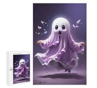 Puzzles for Adults 1000 PCS Puzzles Cute Ghost with Butterflies Puzzles for Adults Brain Teaser Game Perfect Decoration Deal As Gifts for The Whole Family 1000 PCS