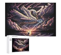 Puzzles for Adults 1000 PCS Puzzles Enchanted Swan Storms Over Lake Jigsaws for Adults Family Games But Fun And Humorous for Birthday, Chrismas 1000 PCS
