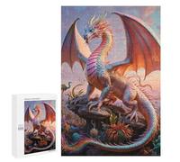 Puzzles for Adults 1000 PCS Puzzles Fantastical Dragon Safari Puzzles for Adults Toy Wall Decor Difficult Hard Help The Brain Exercise 1000 PCS