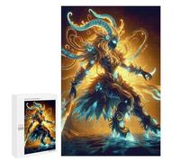 Puzzles for Adults 1000 PCS Puzzles Fantasy Demon Artwork Puzzles for Adults Brain Teaser Game Perfect Decoration Deal As Gifts for The Whole Family 1000 PCS