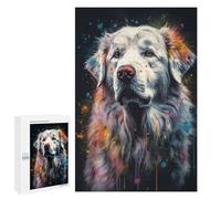 Puzzles for Adults 1000 PCS Puzzles Great Pyrenees Painting Puzzles for Adults Family Game Presents for Women for Birthday, Chrismas 1000 PCS
