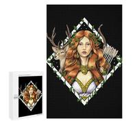 Puzzles for Adults 1000 PCS Puzzles Gr oddess Artemis Puzzles for Adults Toy Wall Decor Difficult Hard Help The Brain Exercise 1000 PCS