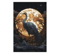 Puzzles for Adults 1000 PCS Puzzles Horror Black Stork Adult Jigsaw Puzzle Toy Wall Decor Hand Speed Race Deal As Gifts for The Whole Family 1000 PCS
