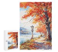 Puzzles for Adults 1000 PCS Puzzles Lakeside Autumn Light Jigsaws for Adults Family Games Difficult Hard Deal As Gifts for The Whole Family 1000 PCS