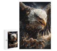 Puzzles for Adults 1000 PCS Puzzles Majestic Bald Eagle Portrait Puzzles for Adults Brain Teaser Game Perfect Decoration Deal As Gifts for The Whole Family 1000 PCS