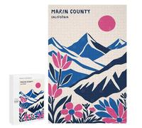 Puzzles for Adults 1000 PCS Puzzles Marin Country California Puzzles for Adults Brain Teaser Game Perfect Decoration Deal As Gifts for The Whole Family 1000 PCS