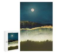 Puzzles for Adults 1000 PCS Puzzles Midnight Moonlight Puzzles for Adults Brain Teaser Game Perfect Decoration Deal As Gifts for The Whole Family 1000 PCS