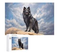 Puzzles for Adults 1000 PCS Puzzles Old German Shepherd Dog Puzzles for Adults Family Game Presents for Women for Birthday, Chrismas 1000 PCS