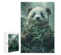 Puzzles for Adults 1000 PCS Puzzles Panda Bear Eating Bamboo Adult Jigsaw Anti-Stress Toys Analysis And Logic Unique Birthday And Gifts 1000 PCS