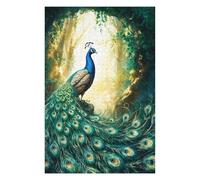 Puzzles for Adults 1000 PCS Puzzles Peacock in The Forest Adult Jigsaw Puzzle Toy Wall Decor Hand Speed Race Deal As Gifts for The Whole Family 1000 PCS