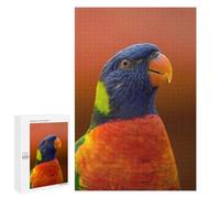 Puzzles for Adults 1000 PCS Puzzles Rainbow Lorikeet Portrait Puzzles for Adults Brain Teaser Game Perfect Decoration Deal As Gifts for The Whole Family 1000 PCS