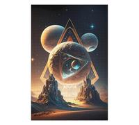 Puzzles for Adults 1000 PCS Puzzles Sanctuary Alien Landscape Adult Jigsaw Puzzle Toy Wall Decor Hand Speed Race Deal As Gifts for The Whole Family 1000 PCS