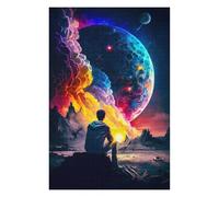 Puzzles for Adults 1000 PCS Puzzles Sat Contemplating 1 Adult Jigsaw Puzzle Toy Wall Decor Hand Speed Race Deal As Gifts for The Whole Family 1000 PCS