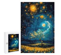 Puzzles for Adults 1000 PCS Puzzles Starlit Blossoms Puzzles for Adults Toy Wall Decor Difficult Hard Help The Brain Exercise 1000 PCS