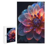 Puzzles for Adults 1000 PCS Puzzles Stuning Dahlia Flowers Adult Jigsaw Anti-Stress Toys Analysis And Logic Unique Birthday And Gifts 1000 PCS