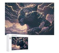 Puzzles for Adults 1000 PCS Puzzles Thundering Leopard Storm-5 Jigsaws for Adults Family Games Difficult Hard Deal As Gifts for The Whole Family 1000 PCS