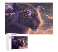 Puzzles for Adults 1000 PCS Puzzles Thundering Tiger Power Jigsaws for Adults Family Games Difficult Hard Deal As Gifts for The Whole Family 1000 PCS