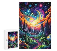 Puzzles for Adults 1000 PCS Puzzles Whimsical Cosmic Forest Jigsaws for Adults Family Games But Fun And Humorous for Birthday, Chrismas 1000 PCS