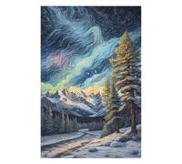 Puzzles for Adults 1000 PCS Puzzles Winter Landscape Adult Jigsaw Puzzle Toy Wall Decor Hand Speed Race Deal As Gifts for The Whole Family 1000 PCS