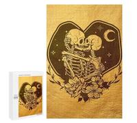 Puzzles for Adults 1000 PCS Skeleton Lovers Jigsaws for Adults Relaxing Games Enhance Memory Unique Birthday And Xmas Gifts 1000 PCS