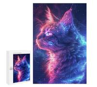 Puzzles for Adults 1000 PCS Space Animal Cat Jigsaw for Adults Relaxing Games Analysis And Logic Unique Birthday And Xmas Gifts 1000 PCS